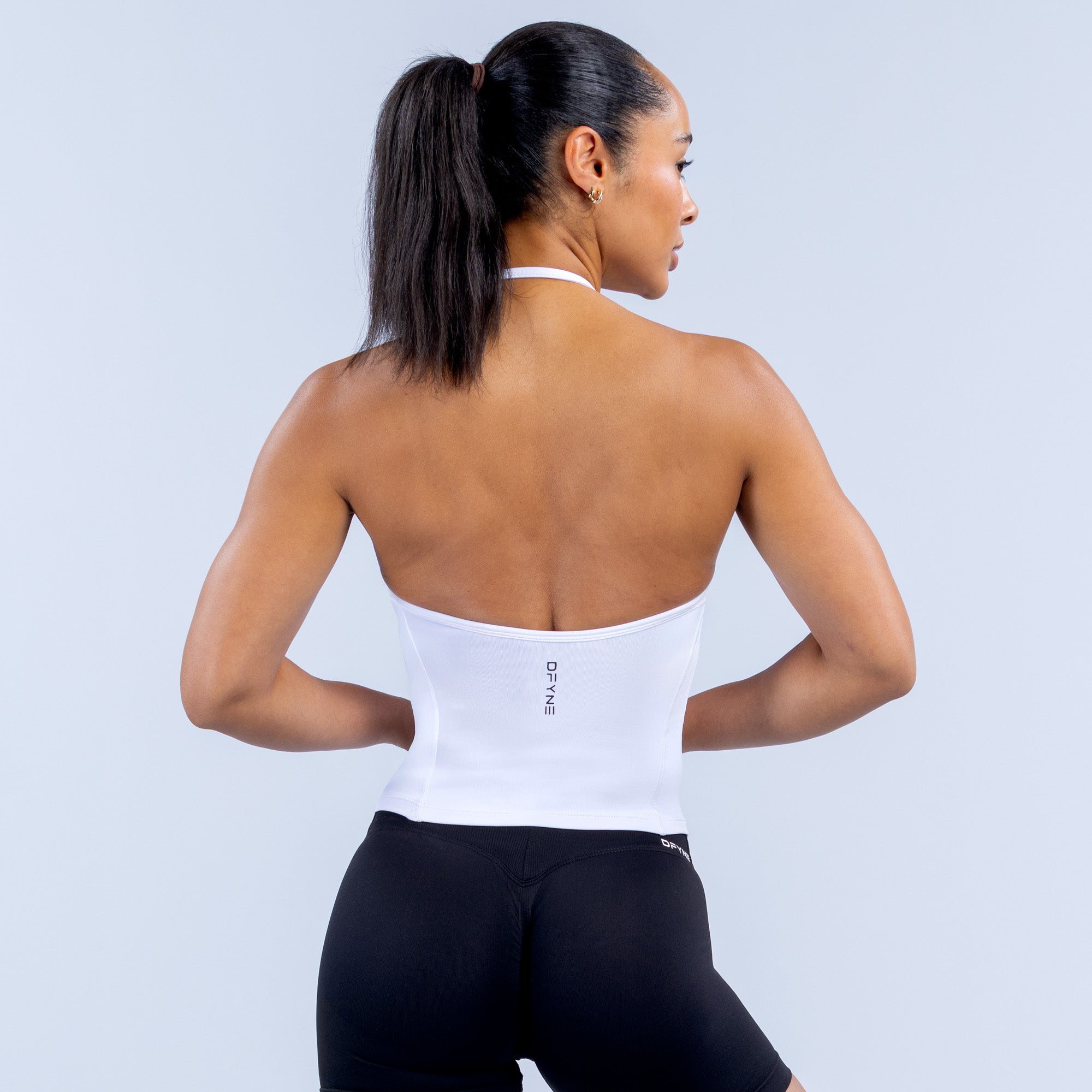 Dynamic Longline Halter Top – DFYNE US
