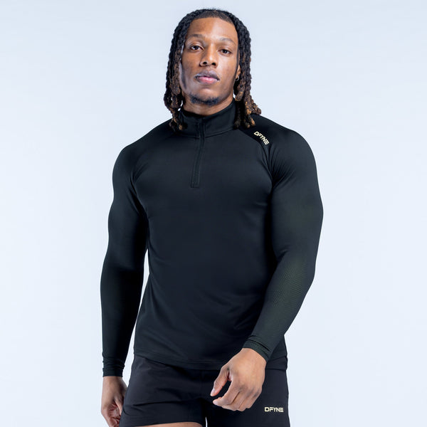 UNBOUND_HALF_ZIP_BLACK_YELLOW_